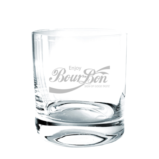 Enjoy Bourbon Genuine Stölzle Rocks Glass